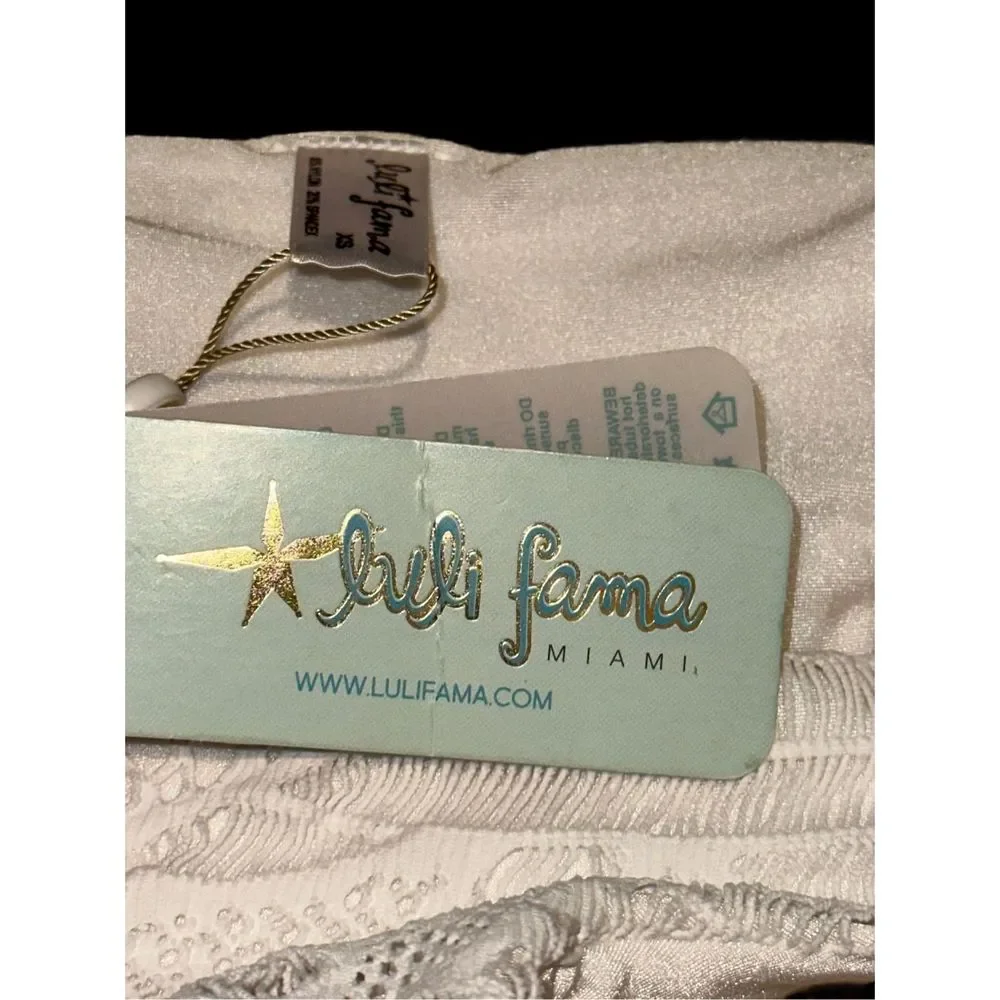 New Luli Fama Miami Crochet Bikini Bottoms XS